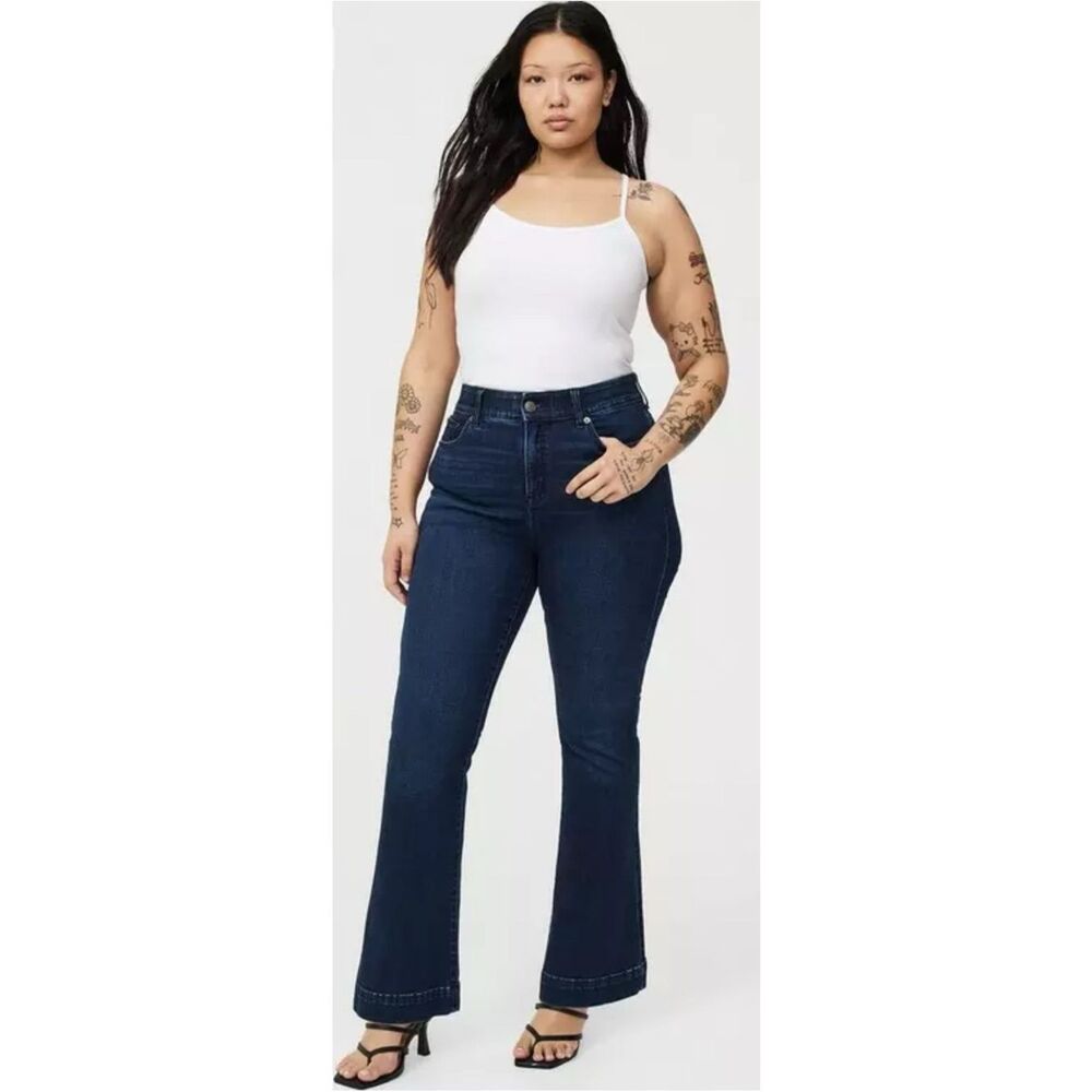 Torrid Bombshell High-Rise Booty-Shaping Gap-Proof Flare Jeans
